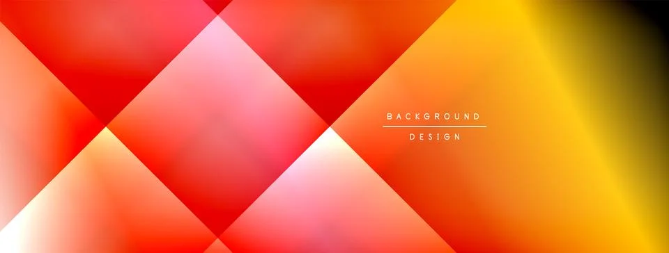Colorful gradient with lines made of shadow and light. Creative background Stock Illustration