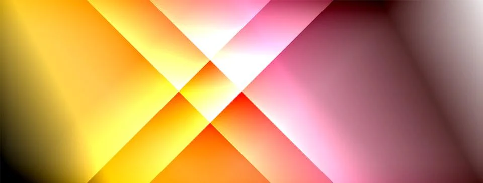 Colorful gradient with lines made of shadow and light. Creative background Illustrazione stock