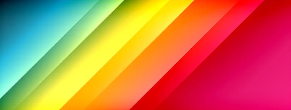 Colorful gradient with lines made of shadow and light. Creative background Illustrazione stock