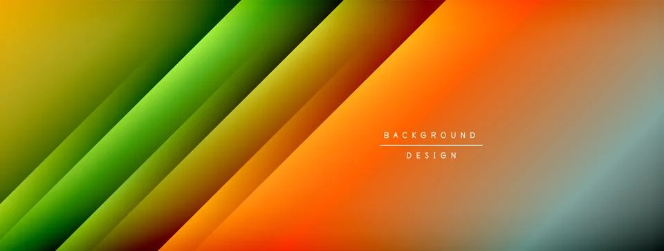 Colorful gradient with lines made of shadow and light. Creative background Illustrazione stock