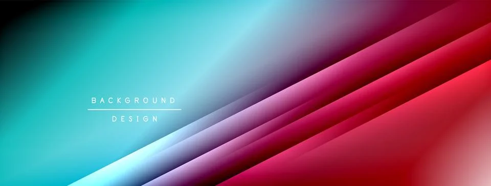 Colorful gradient with lines made of shadow and light. Creative background Ilustración de archivo