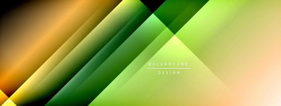 Colorful gradient with lines made of shadow and light. Creative background Illustrazione stock