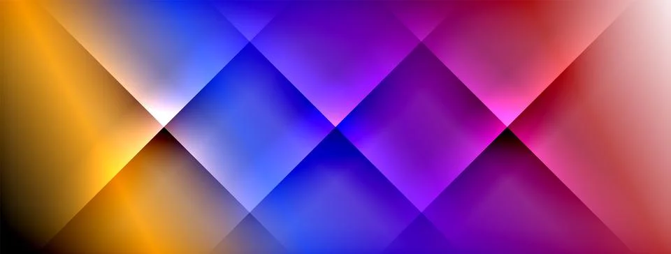 Colorful gradient with lines made of shadow and light. Creative background Ilustración de archivo