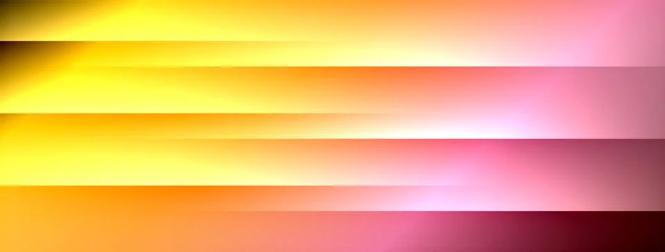 Colorful gradient with lines made of shadow and light. Creative background Illustrazione stock