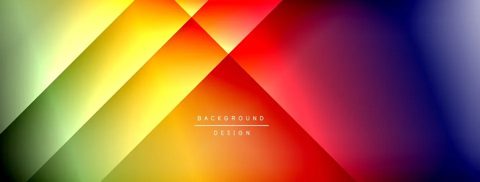 Colorful gradient with lines made of shadow and light. Creative background Stock Illustration