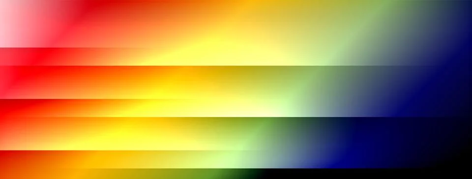 Colorful gradient with lines made of shadow and light. Creative background Illustrazione stock