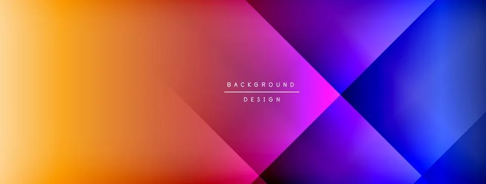 Colorful gradient with lines made of shadow and light. Creative background Stock Illustration
