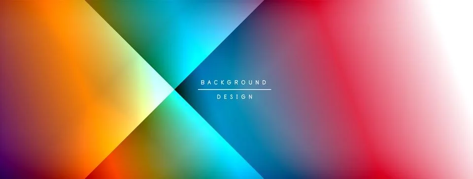 Colorful gradient with lines made of shadow and light. Creative background Stock Illustration