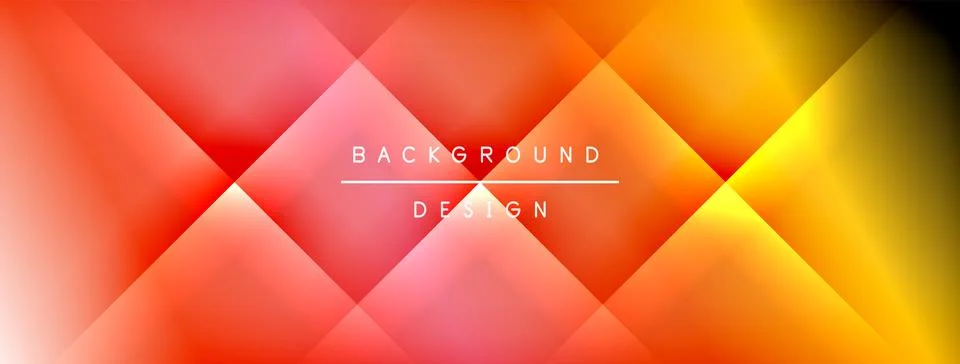 Colorful gradient with lines made of shadow and light. Creative background Stock Illustration