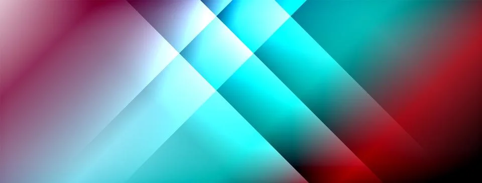 Colorful gradient with lines made of shadow and light. Creative background Stock Illustration