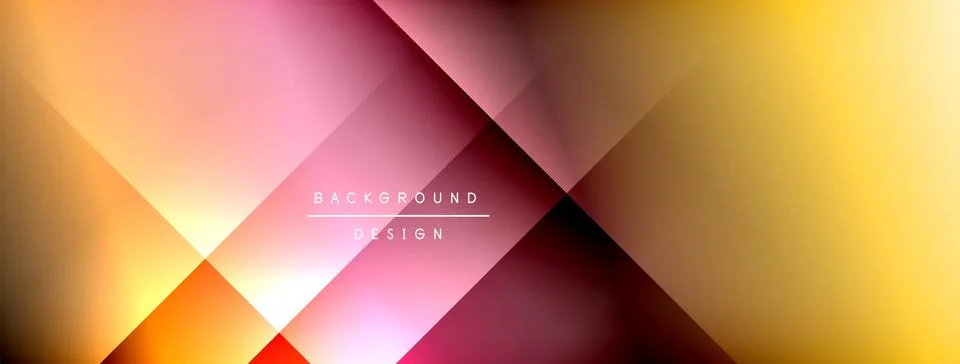 Colorful gradient with lines made of shadow and light. Creative background Stock Illustration
