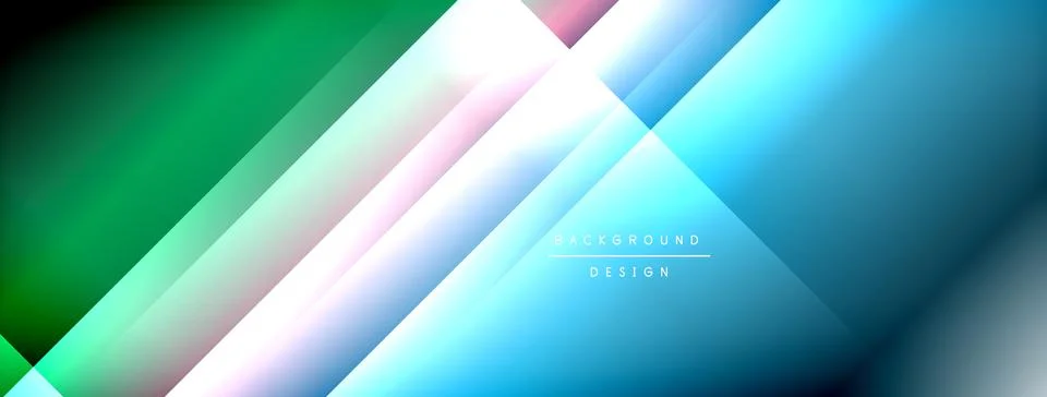 Colorful gradient with lines made of shadow and light. Creative background Illustrazione stock