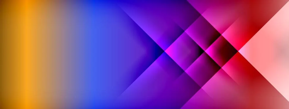 Colorful gradient with lines made of shadow and light. Creative background Illustrazione stock