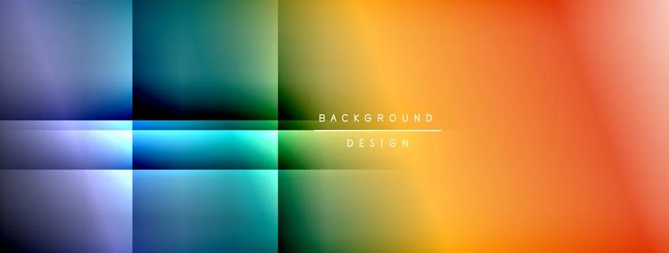 Colorful gradient with lines made of shadow and light. Creative background Stock Illustration
