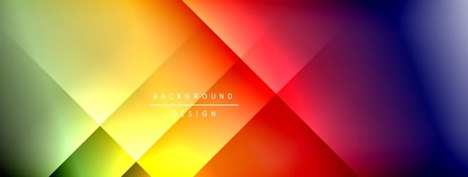 Colorful gradient with lines made of shadow and light. Creative background Illustrazione stock