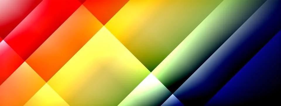 Colorful gradient with lines made of shadow and light. Creative background Illustrazione stock