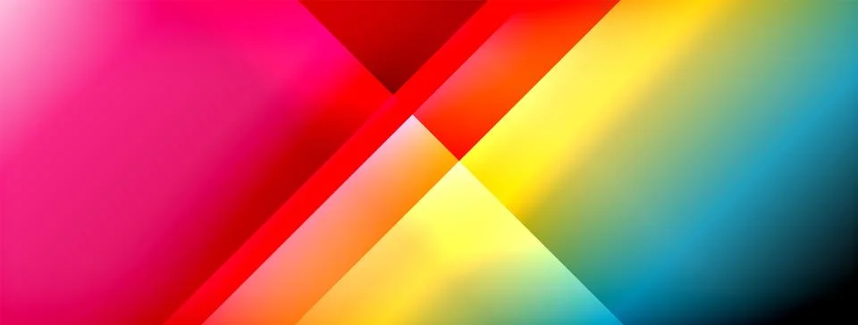 Colorful gradient with lines made of shadow and light. Creative background Illustrazione stock