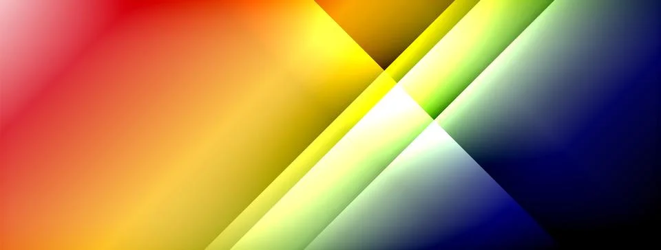 Colorful gradient with lines made of shadow and light. Creative background Illustrazione stock