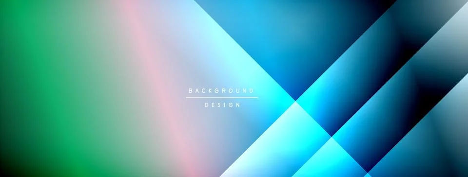 Colorful gradient with lines made of shadow and light. Creative background Illustrazione stock