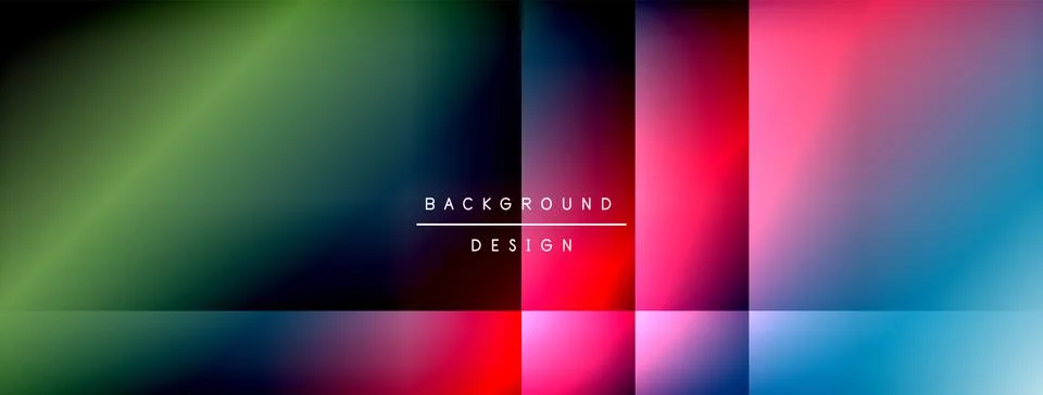 Colorful gradient with lines made of shadow and light. Creative background Stock Illustration