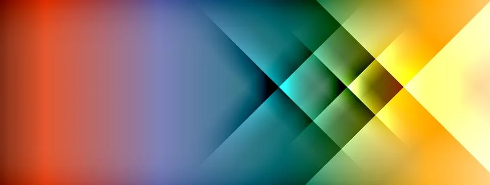 Colorful gradient with lines made of shadow and light. Creative background Stock Illustration