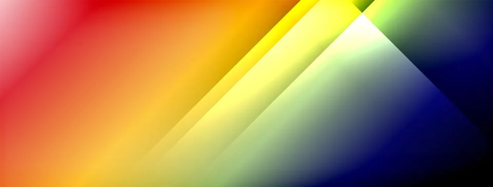 Colorful gradient with lines made of shadow and light. Creative background Illustrazione stock