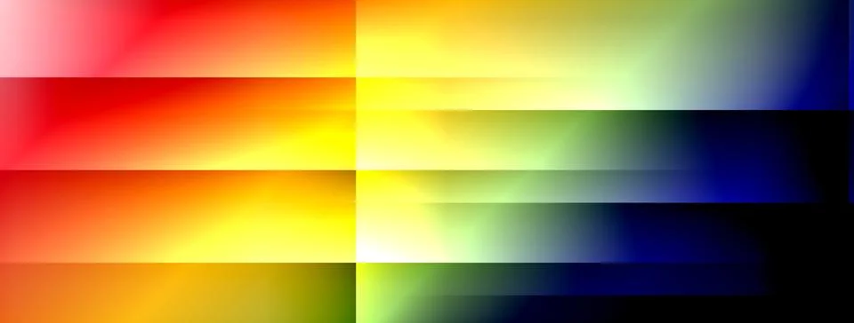 Colorful gradient with lines made of shadow and light. Creative background Stock Illustration