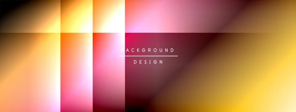 Colorful gradient with lines made of shadow and light. Creative background Stock Illustration