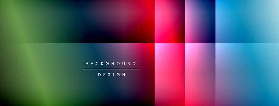 Colorful gradient with lines made of shadow and light. Creative background Stock Illustration
