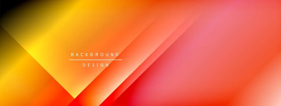 Colorful gradient with lines made of shadow and light. Creative background Stock Illustration