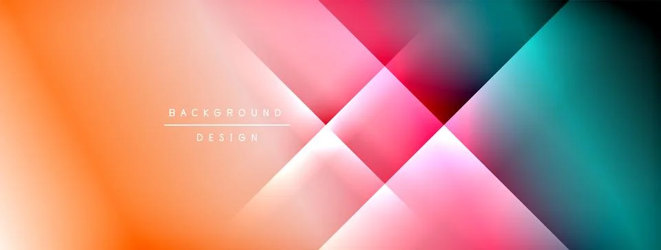Colorful gradient with lines made of shadow and light. Creative background Illustrazione stock