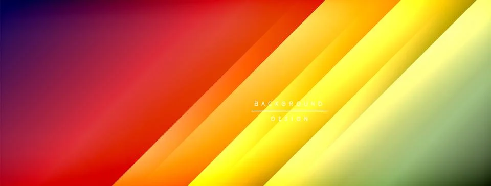 Colorful gradient with lines made of shadow and light. Creative background Illustrazione stock