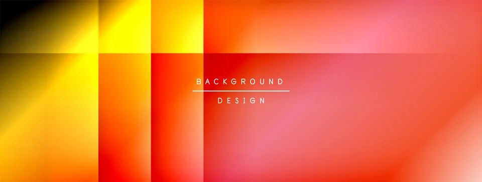 Colorful gradient with lines made of shadow and light. Creative background Stock Illustration
