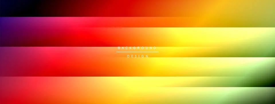 Colorful gradient with lines made of shadow and light. Creative background Illustrazione stock