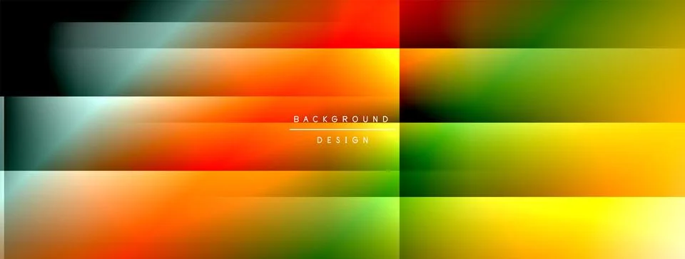 Colorful gradient with lines made of shadow and light. Creative background Stock Illustration