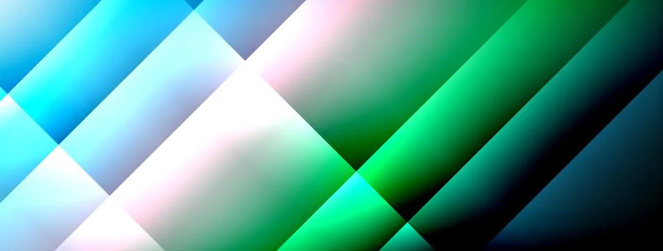 Colorful gradient with lines made of shadow and light. Creative background Stock Illustration