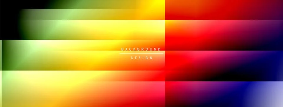 Colorful gradient with lines made of shadow and light. Creative background Stockillustratie