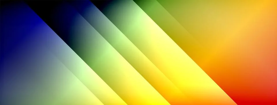 Colorful gradient with lines made of shadow and light. Creative background Illustrazione stock