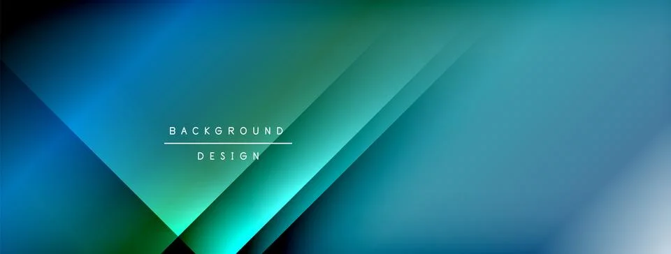 Colorful gradient with lines made of shadow and light. Creative background Stock Illustration