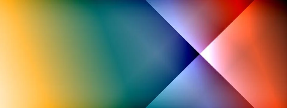 Colorful gradient with lines made of shadow and light. Creative background Stock Illustration