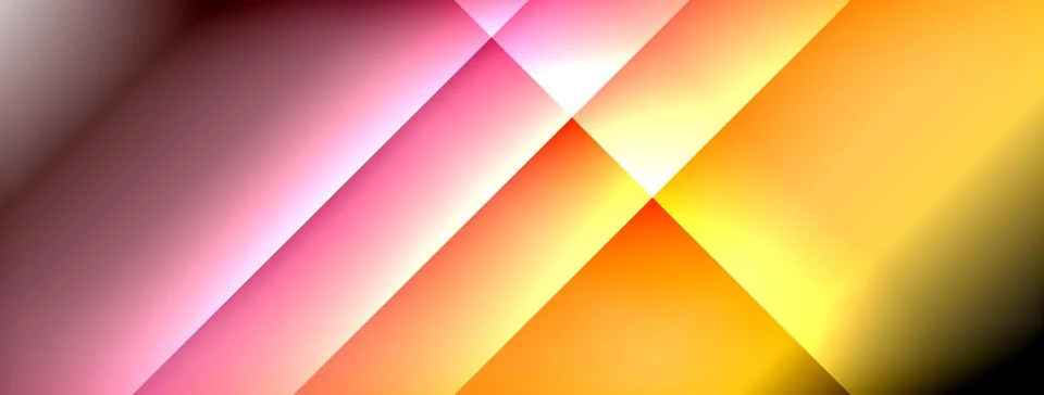 Colorful gradient with lines made of shadow and light. Creative background Illustrazione stock