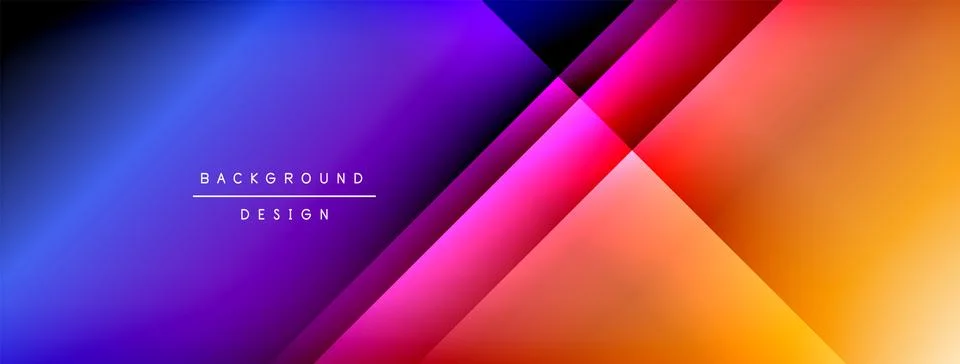 Colorful gradient with lines made of shadow and light. Creative background 스톡 일러스트