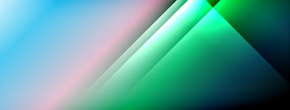 Colorful gradient with lines made of shadow and light. Creative background Stock Illustration
