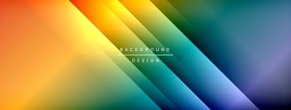 Colorful gradient with lines made of shadow and light. Creative background 스톡 일러스트