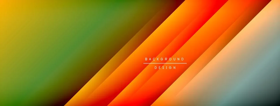 Colorful gradient with lines made of shadow and light. Creative background Stock Illustration