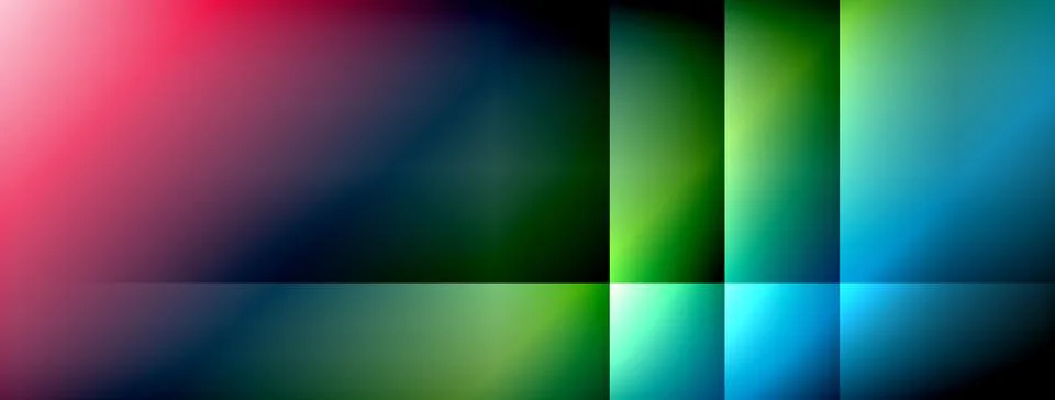 Colorful gradient with lines made of shadow and light. Creative background Stock Illustration