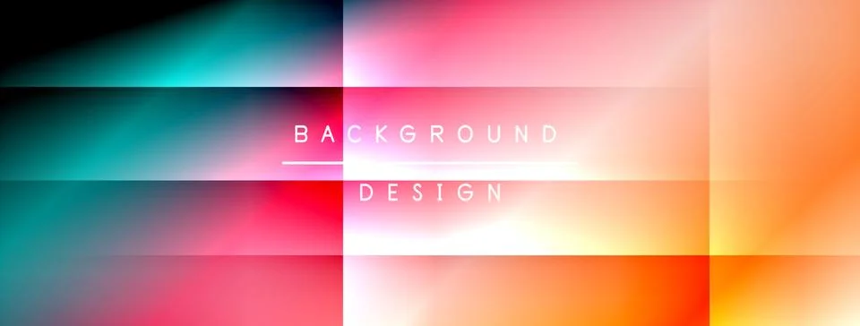 Colorful gradient with lines made of shadow and light. Creative background Stock Illustration