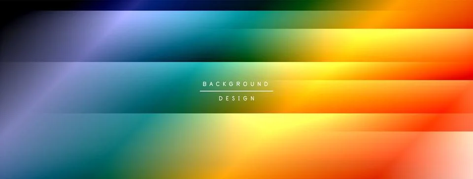 Colorful gradient with lines made of shadow and light. Creative background Illustrazione stock
