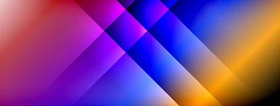 Colorful gradient with lines made of shadow and light. Creative background 스톡 일러스트