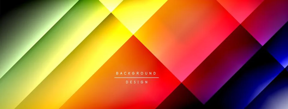 Colorful gradient with lines made of shadow and light. Creative background Illustrazione stock
